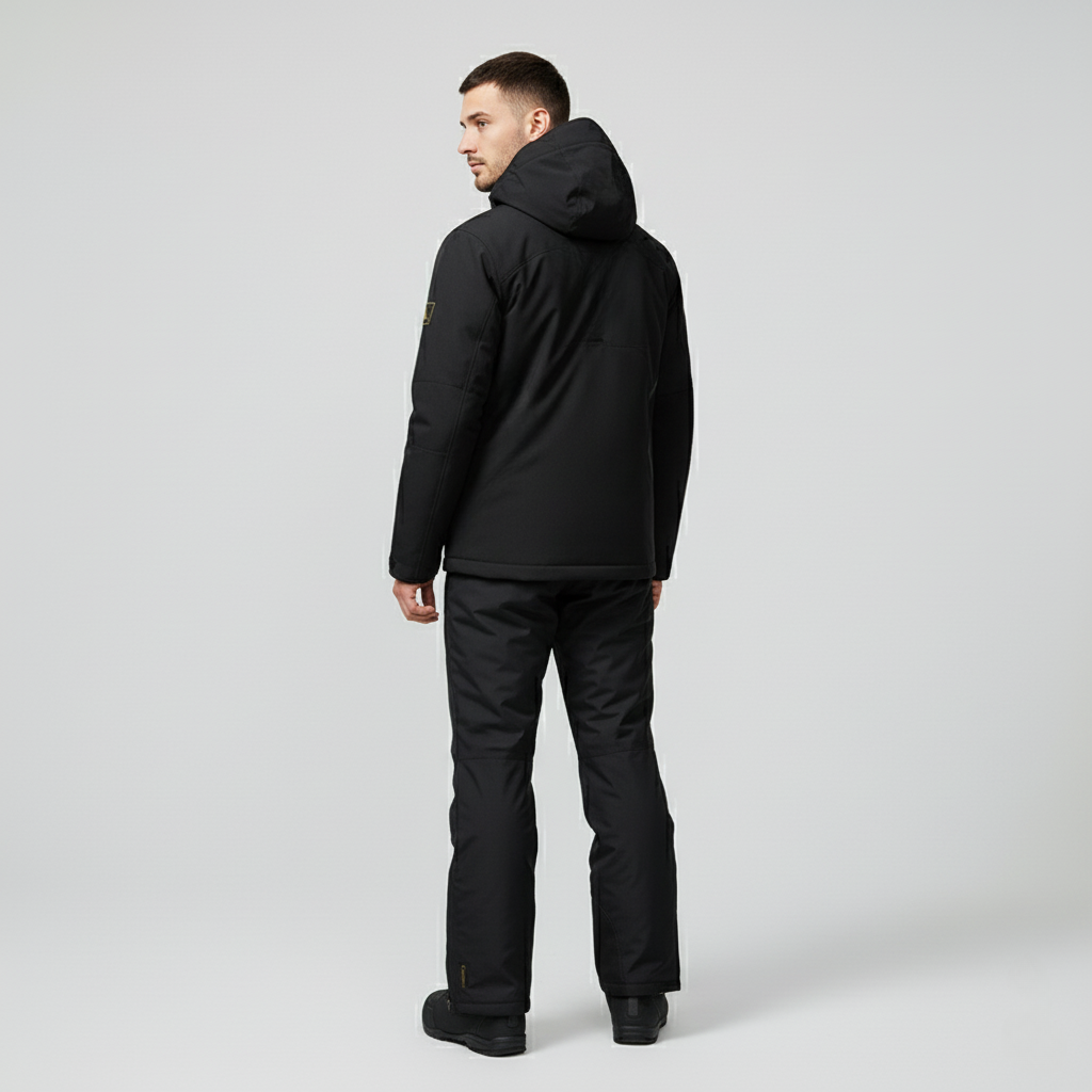 OUTDOOR JACKET – Ski-Jacke und Skihose Set - Schwarz