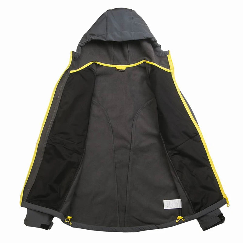 Julien – Herren Softshelljacke – Wasserdicht & Thermisch - Grau