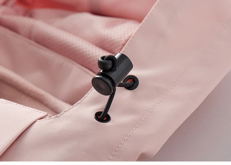 Aurélie – Damen Softshelljacke mit Kapuze – Rosa