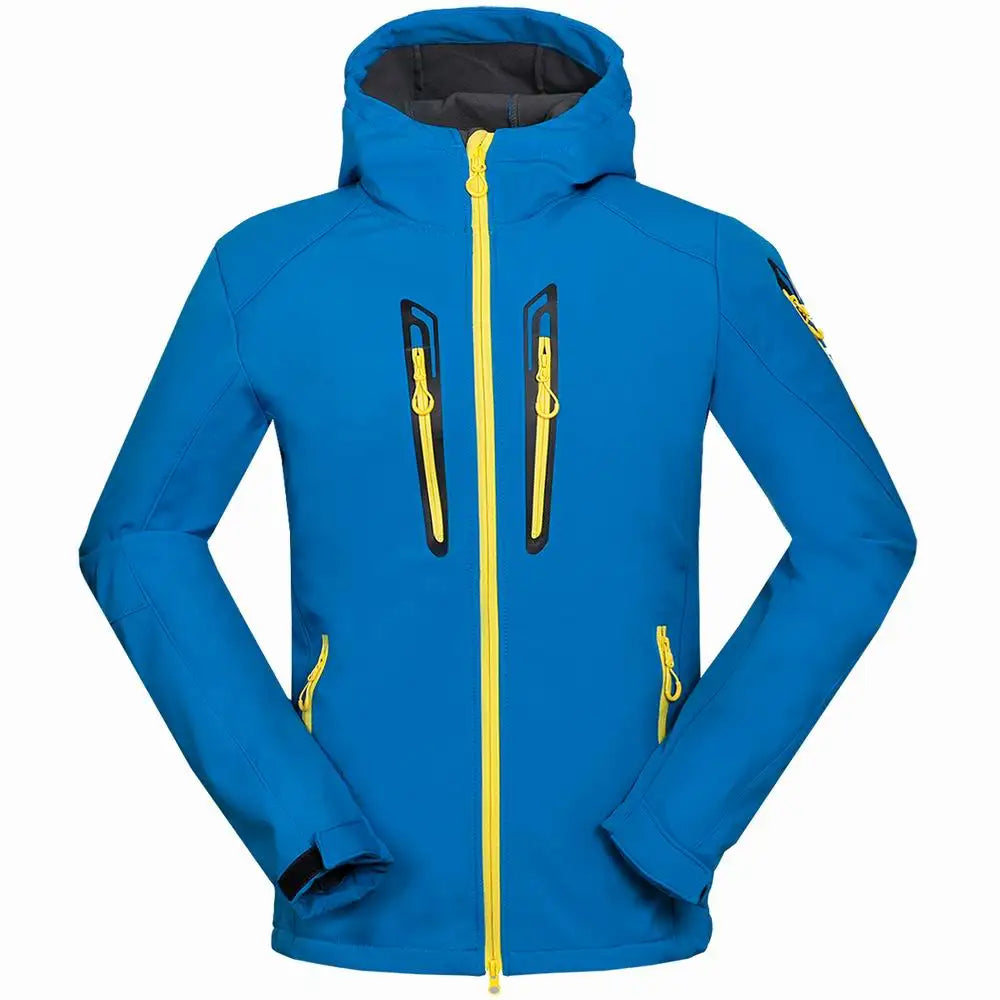 Julien – Herren Softshelljacke – Wasserdicht & Thermisch - Blau