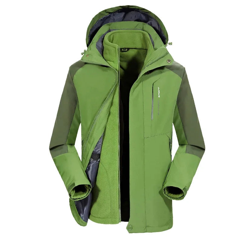 Olivier – Herren Softshelljacke mit Kapuze – Grün