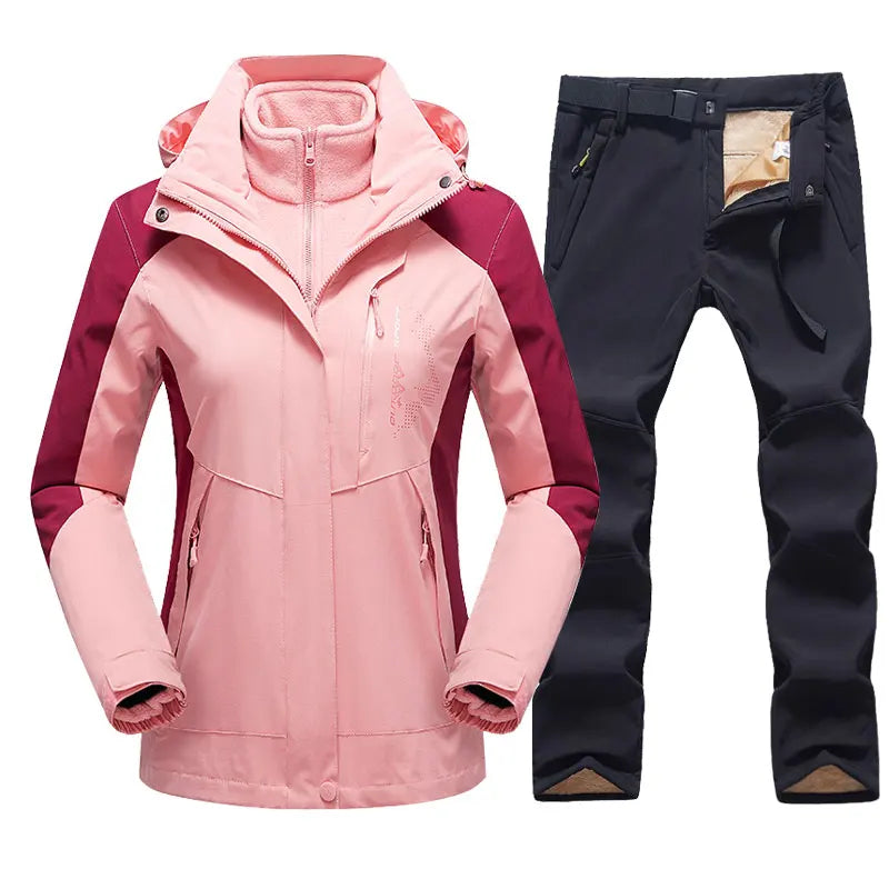 Sienna – Damen Softshelljacke mit Kapuze – Wasserdicht & Winddicht - Rosa