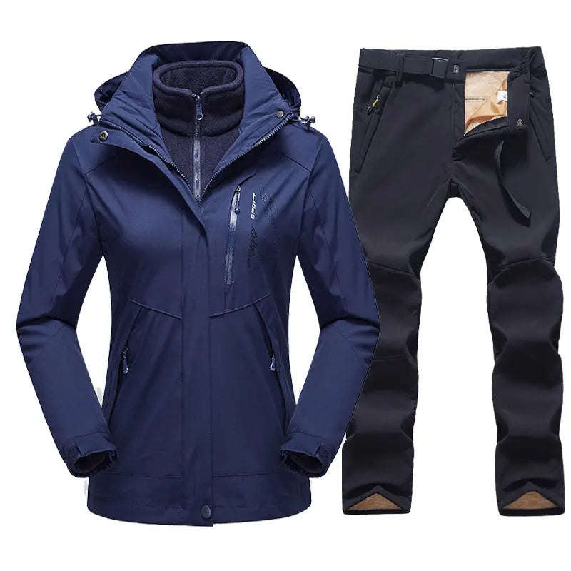 Sienna – Damen Softshelljacke mit Kapuze – Wasserdicht & Winddicht - Blau