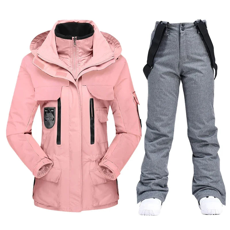 Isabelle – Damen Softshelljacke mit Kapuze – Rosa