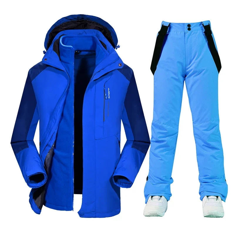 Olivier – Herren Softshelljacke mit Kapuze – Blau