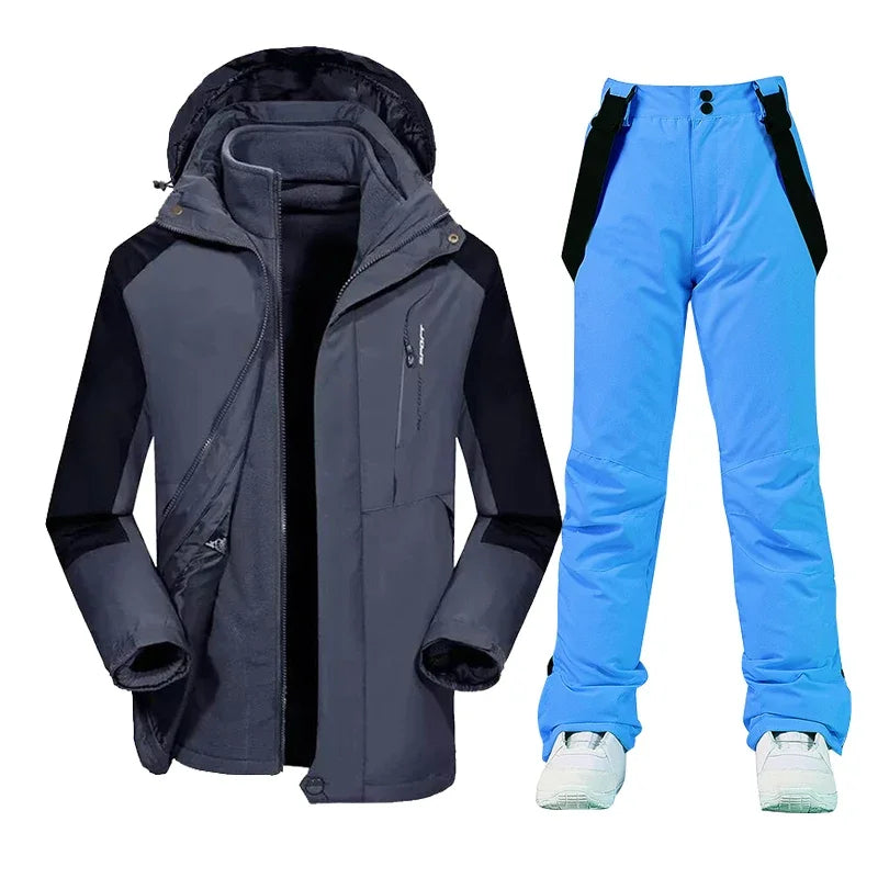 Olivier – Herren Softshelljacke mit Kapuze – Grau