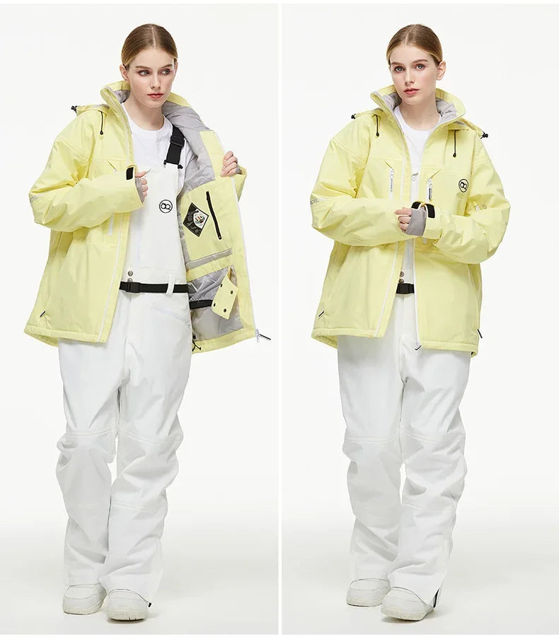 Elisa – Damen Skianzug (Jacke + Hose) – Gelb