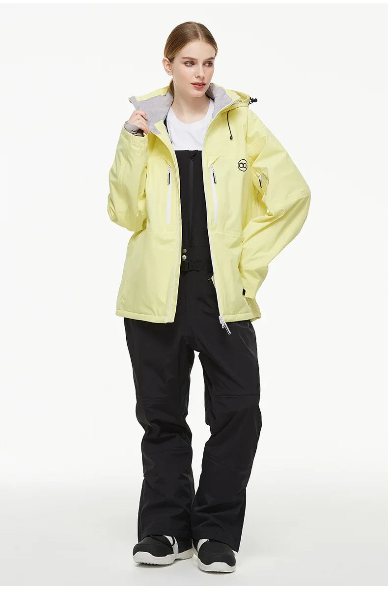 Elisa – Damen Skianzug (Jacke + Hose) – Gelb