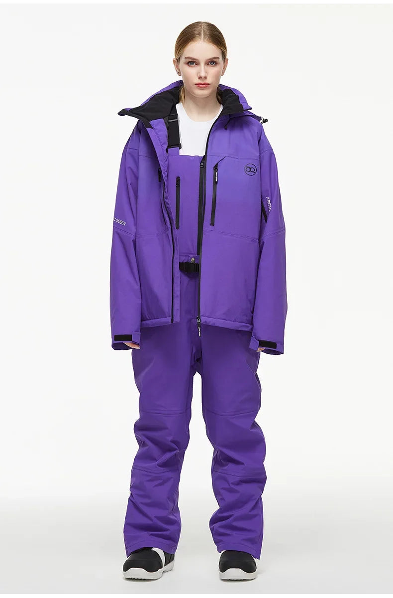 Elisa – Damen Skianzug (Jacke + Hose) – Lila