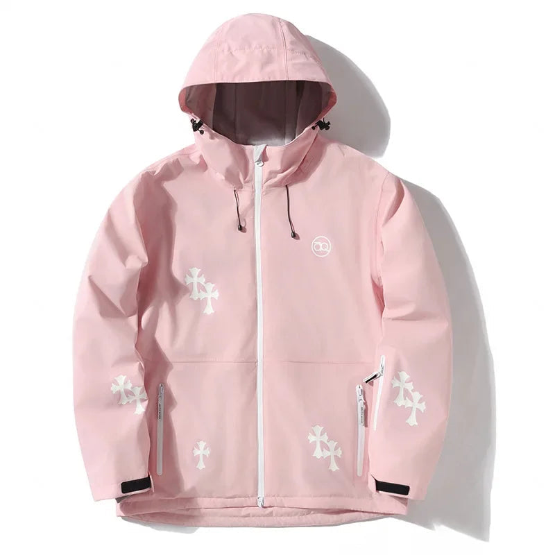 Arya – Damen Skianzug (Jacke + Hose) – Polyester - Rosa