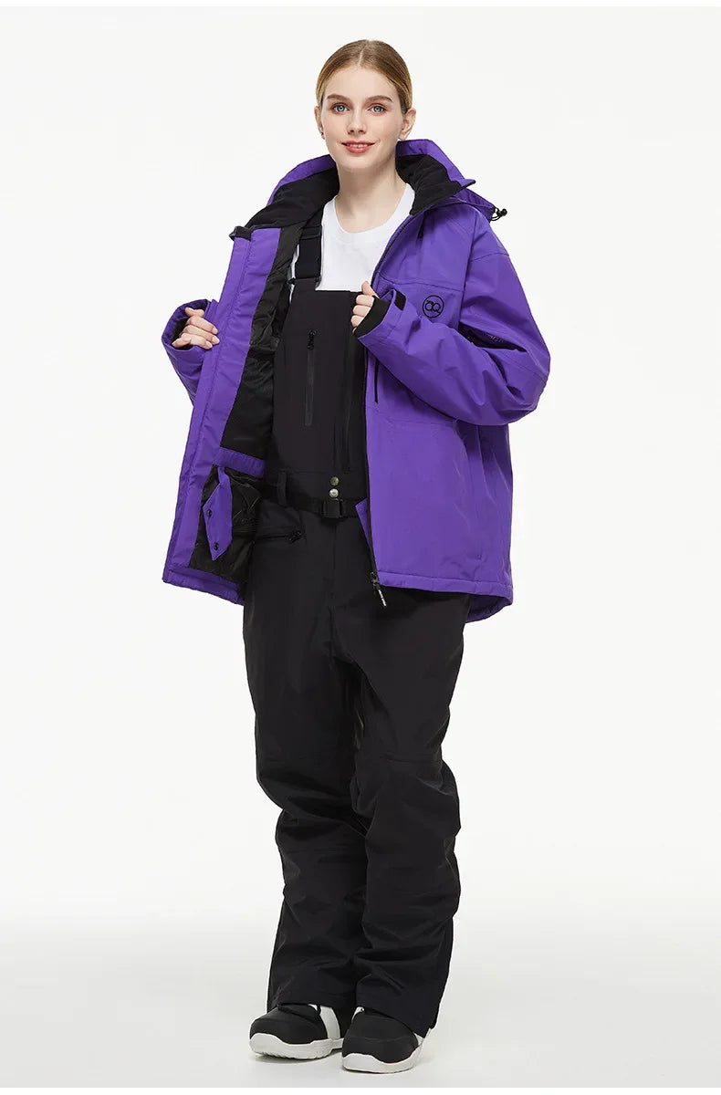 Elisa – Damen Skianzug (Jacke + Hose) – Lila