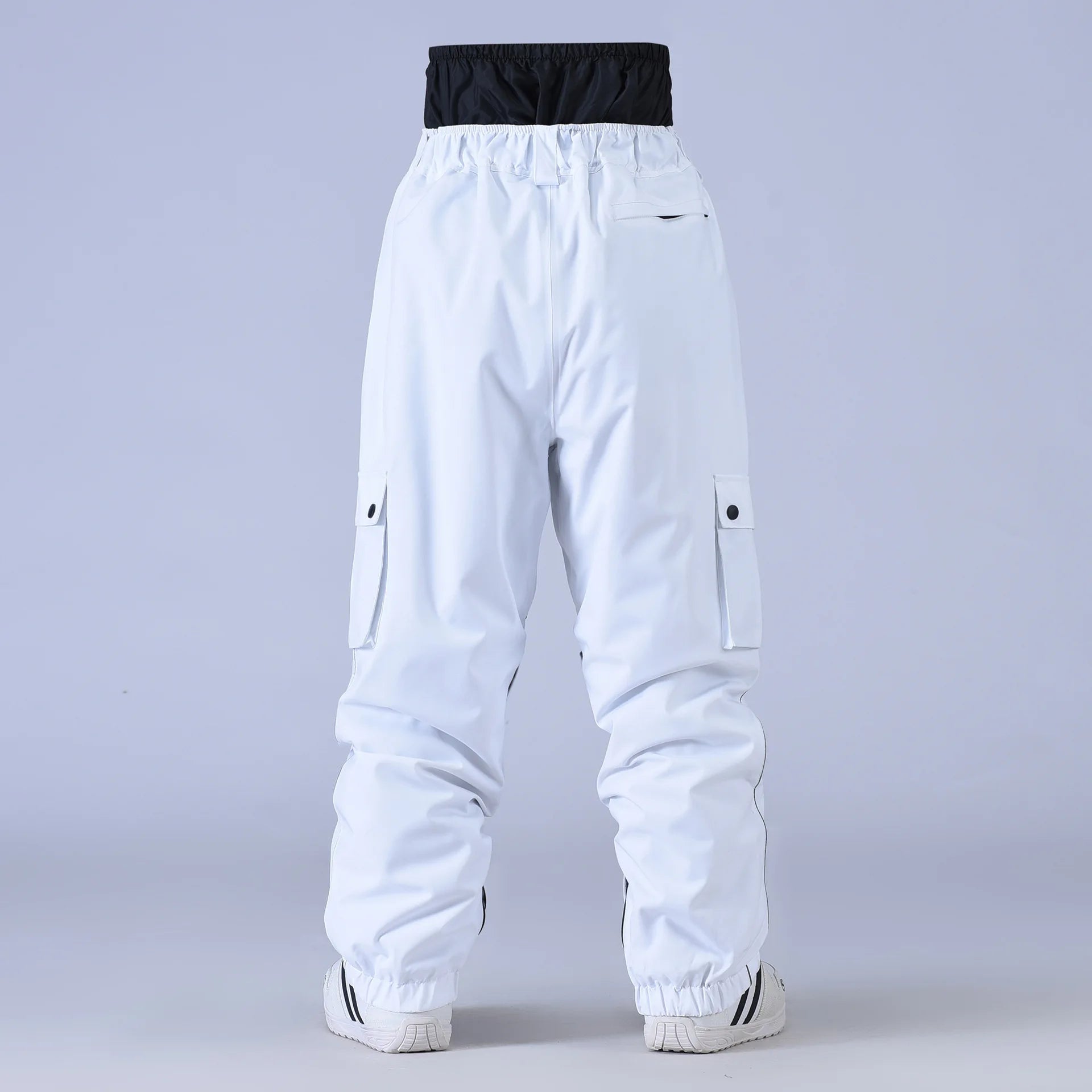 Claude – Unisex Snowboardhose mit Reißverschluss – Weiß