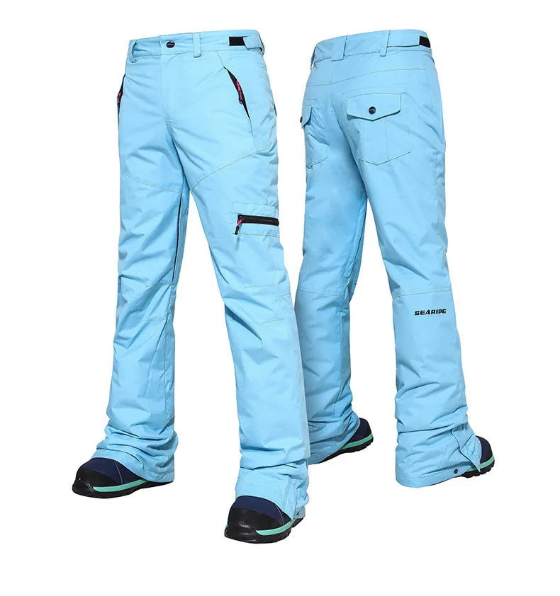 Selena – Damen Skihose mit Elastischem Bund – Blau