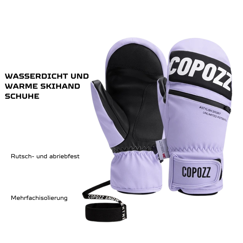 COPOZZ - Wasserdichte Winterhandschuhe - Lila