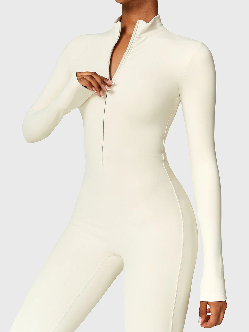 ZAYA - Nahtloser Sculpting Bodysuit - Beige