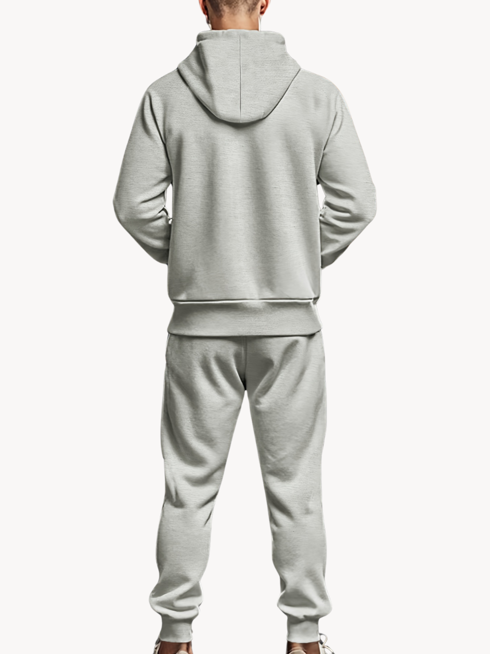 HUGO – Herren Sport- und Freizeitset mit Hoodie und Jogginghose - Hellgrau