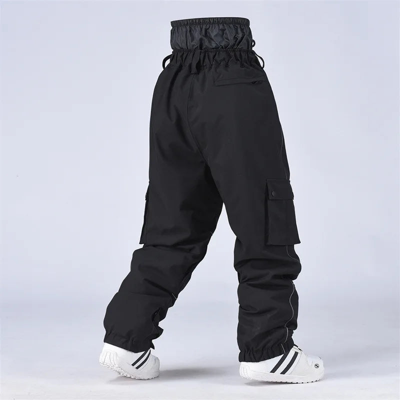 Claude – Unisex Snowboardhose mit Reißverschluss – Schwarz