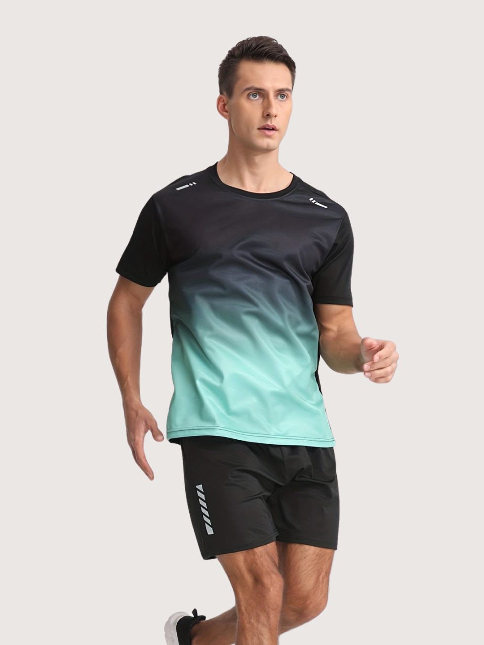 ANDRE – Herren Sportshirt mit Farbverlauf - Grün
