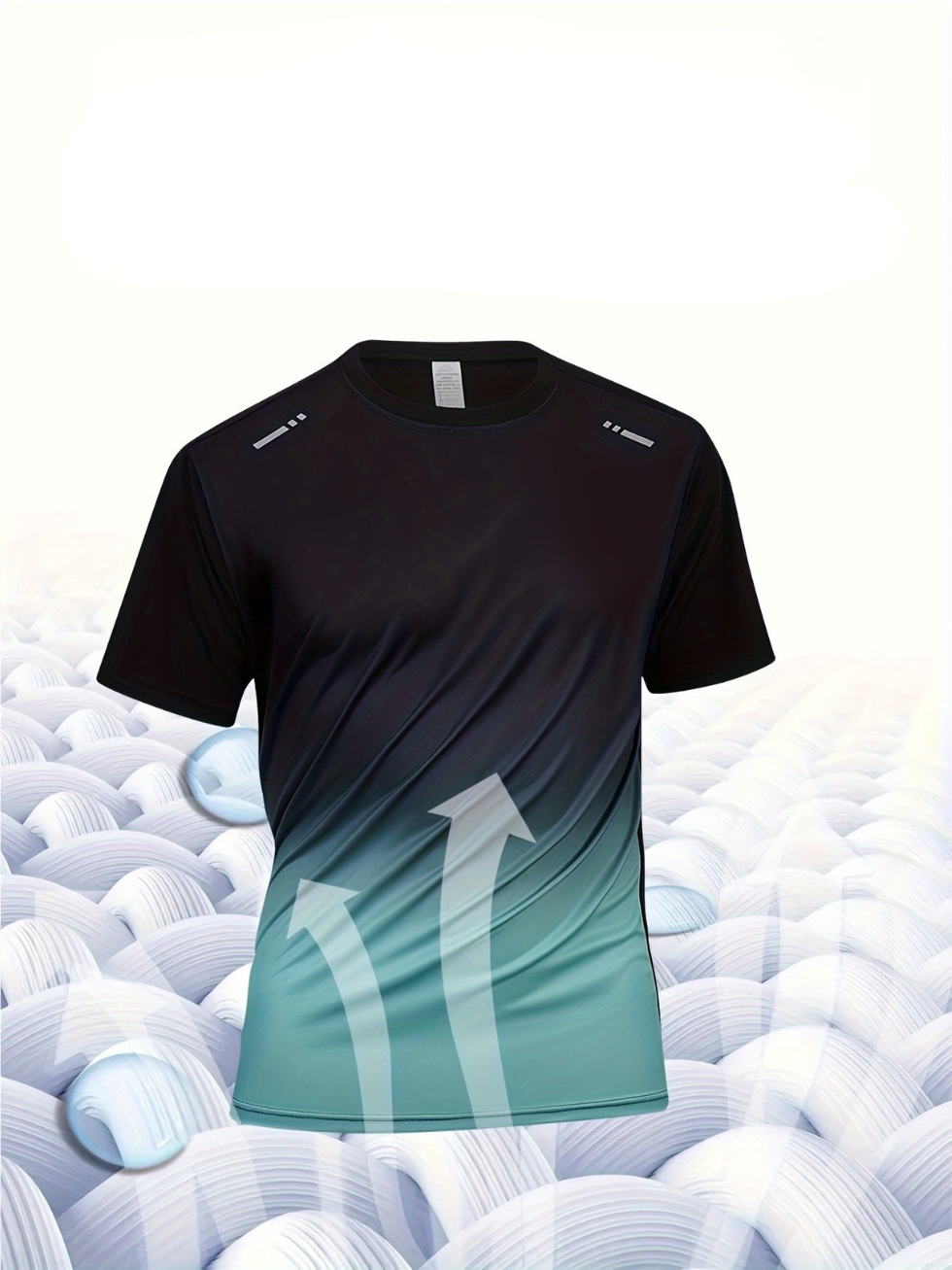 ANDRE – Herren Sportshirt mit Farbverlauf - Grün
