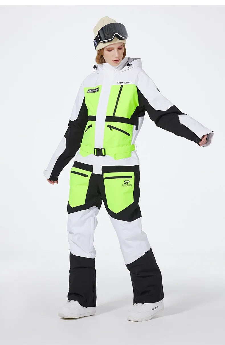 Claire – Skianzug Damen & Herren – Weiß