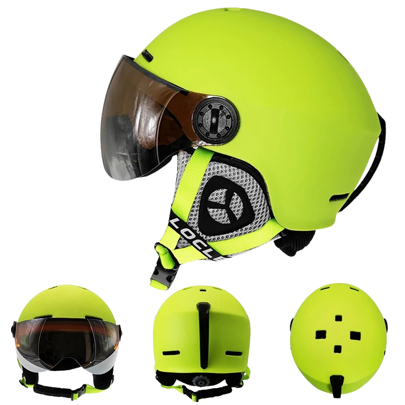 LOCLE – Premium - Skihelm - Limegrün