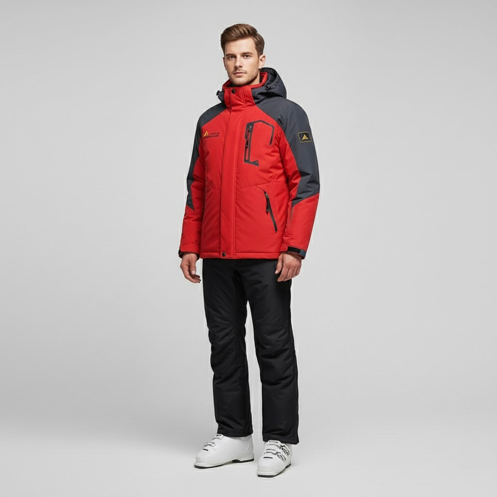 OUTDOOR JACKET – Ski-Jacke und Skihose Set - Rot