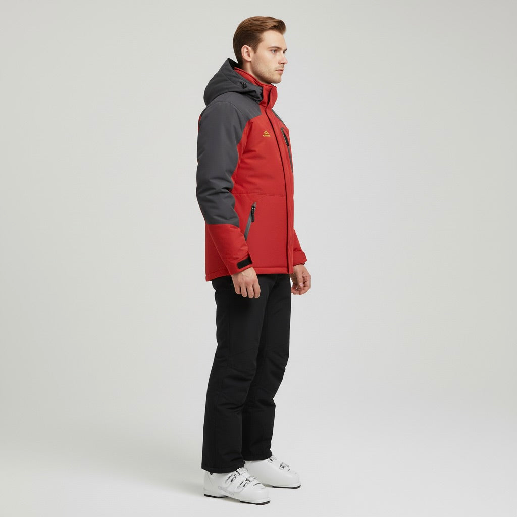 KEFITEVD – Premium Skijacke - Rot