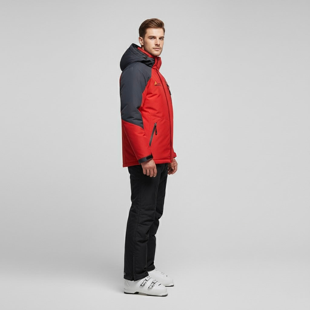 OUTDOOR JACKET – Ski-Jacke und Skihose Set - Rot