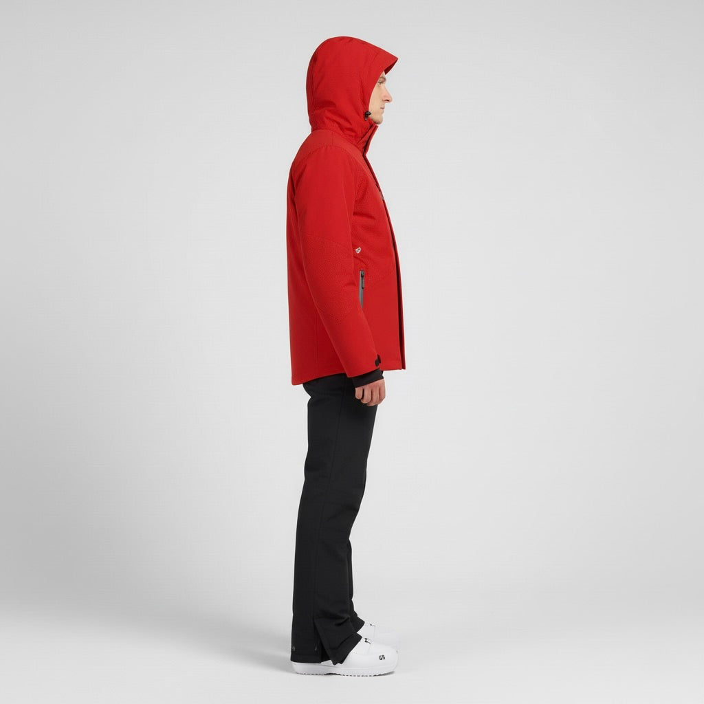 SNOWDREAM – Premium Ski-Jacke und Skihose Set - Rot