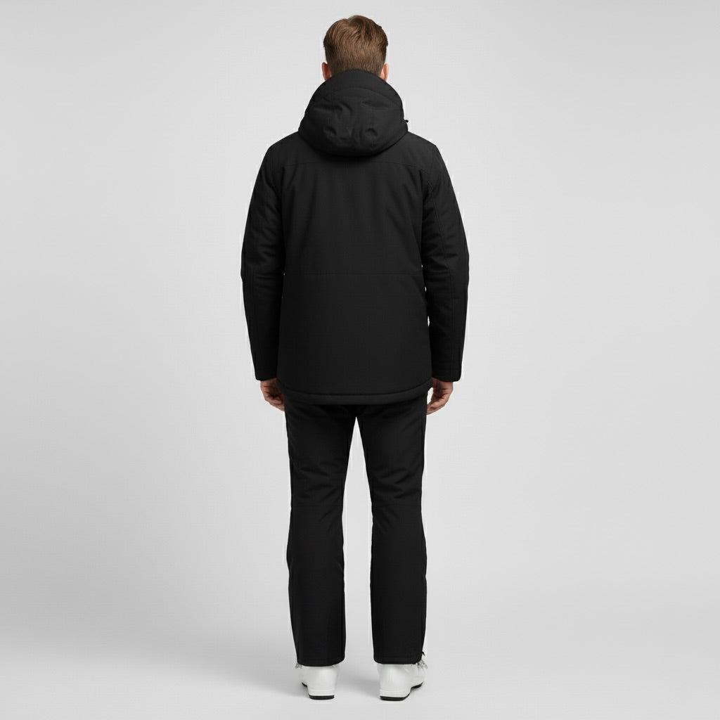 KEFITEVD – Premium Skijacke - Schwarz