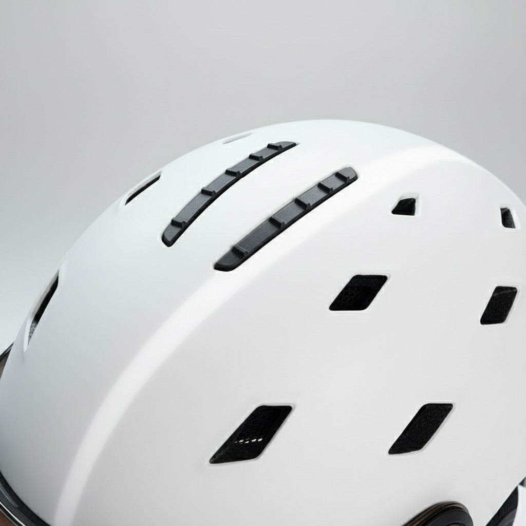 MOON – Premium - Skihelm - Weiß