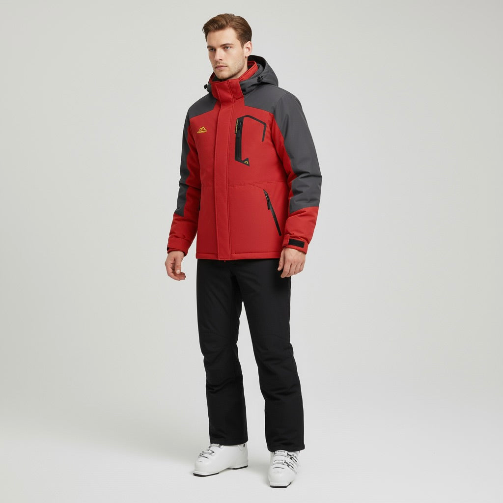 KEFITEVD – Premium Skijacke - Rot
