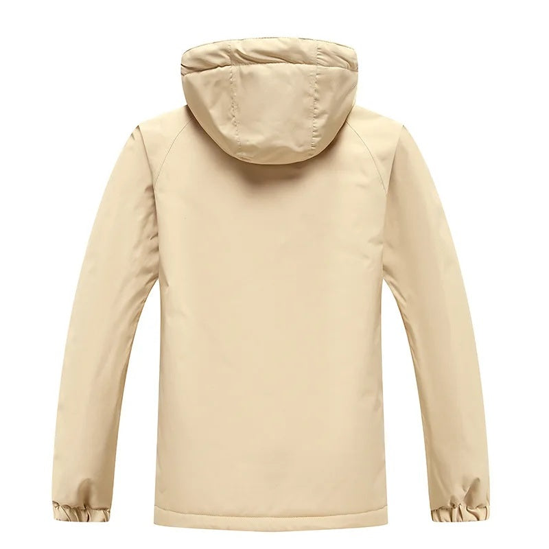 Élodie – Damen Skianzug mit Kapuze - Beige
