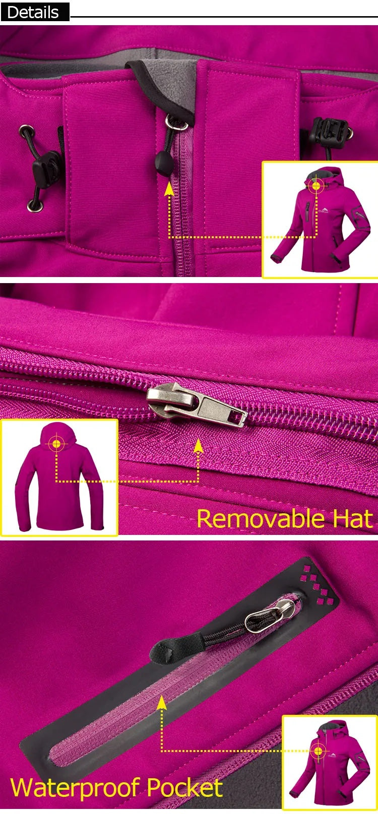 Élise – Damen Softshelljacke – Polyester