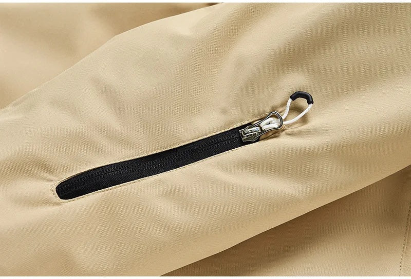 Élodie – Damen Skianzug mit Kapuze - Beige