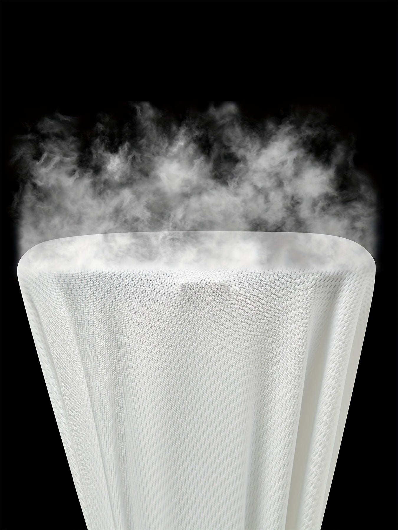 OLIVIER – Ärmelloses Kapuzen-T-Shirt für Herren aus schnelltrocknendem Funktionsstoff - Weiß