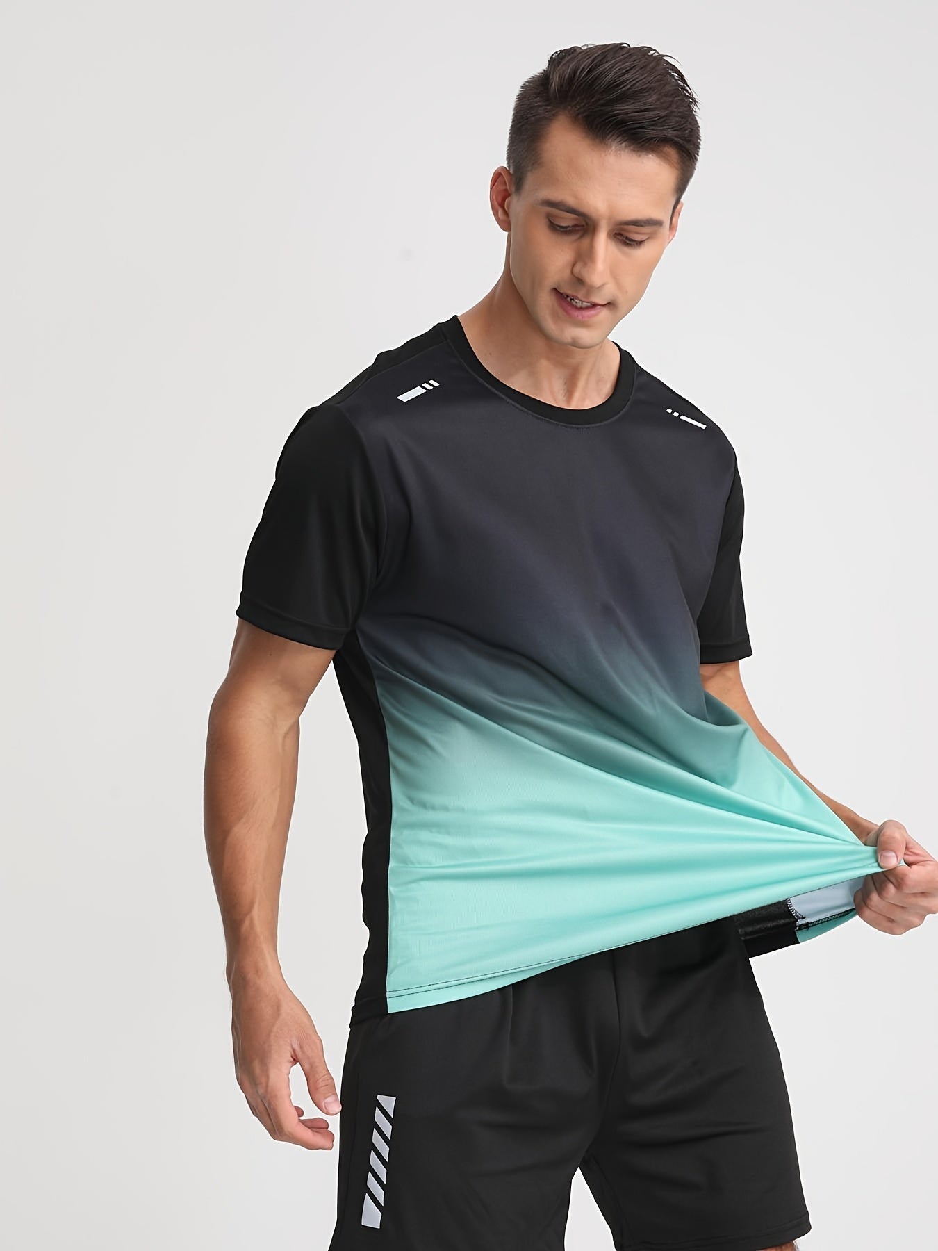ANDRE – Herren Sportshirt mit Farbverlauf - Grün