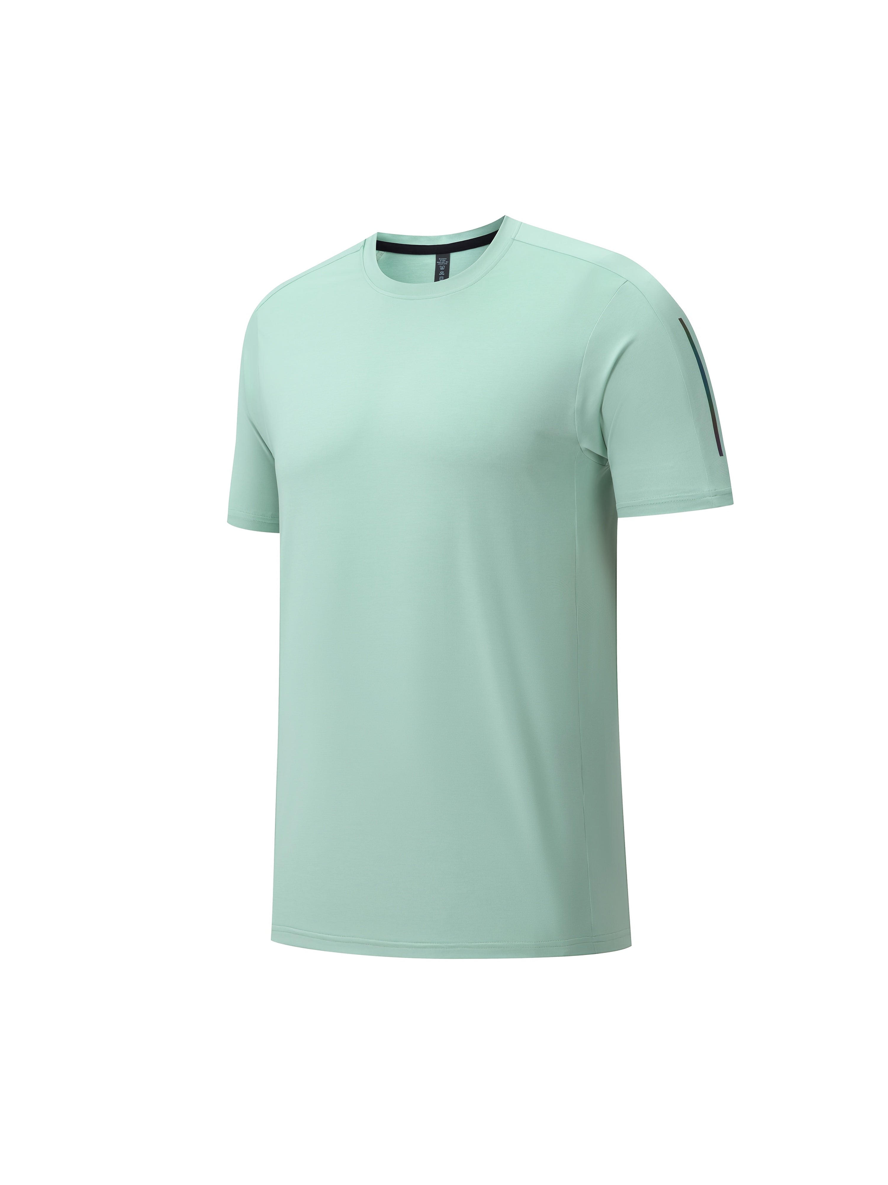 ANTOINE – Kurzarm Herren-T-Shirt mit Rundhalsausschnitt und Stretch-Komfort - Hellgrün