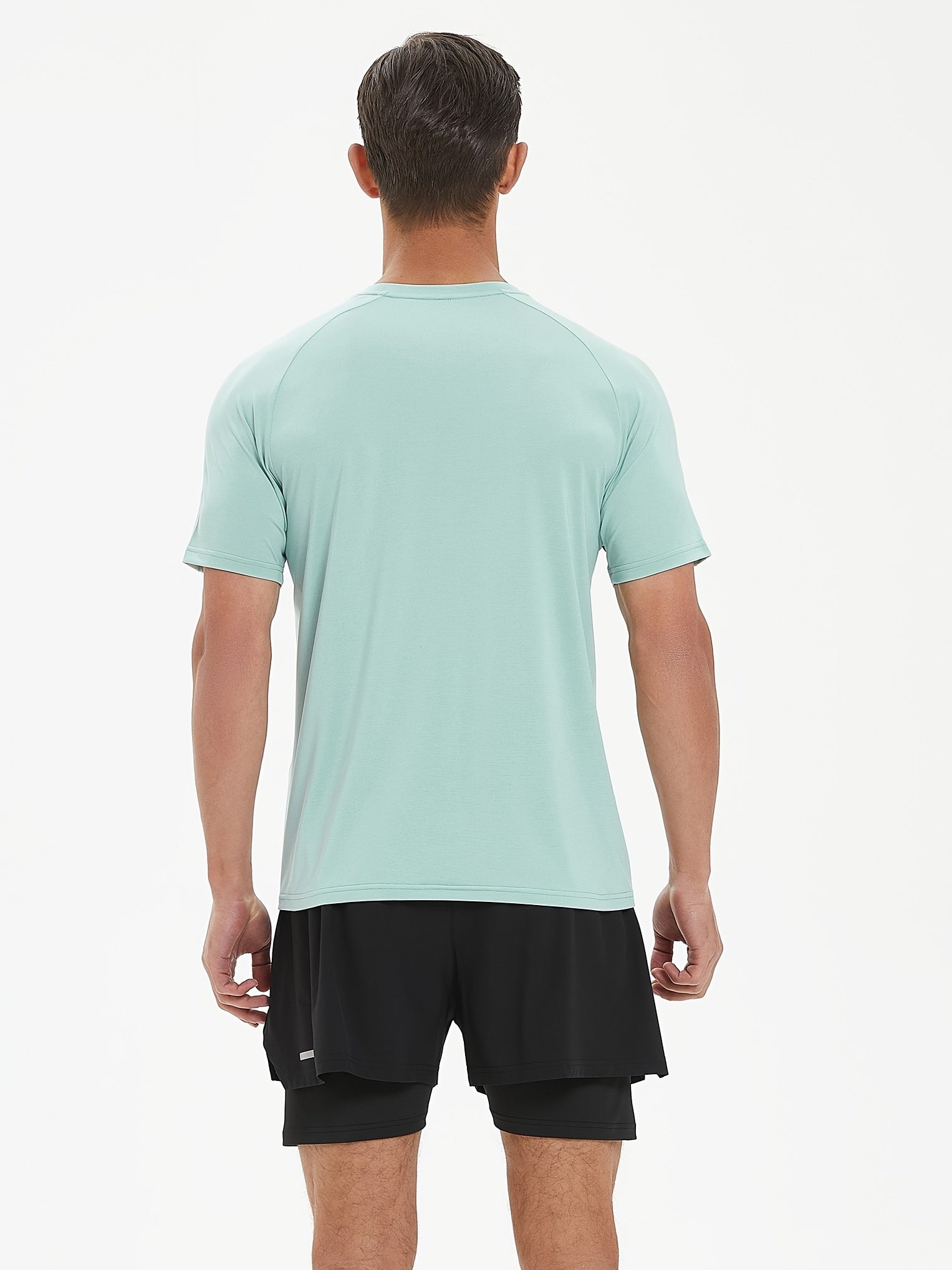 ANTOINE – Kurzarm Herren-T-Shirt mit Rundhalsausschnitt und Stretch-Komfort - Hellgrün