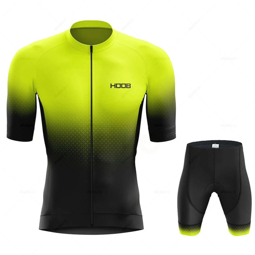 Matéo Fahrradtrikot-Set – Herren Sommer-Set mit 19D GEL-Polster