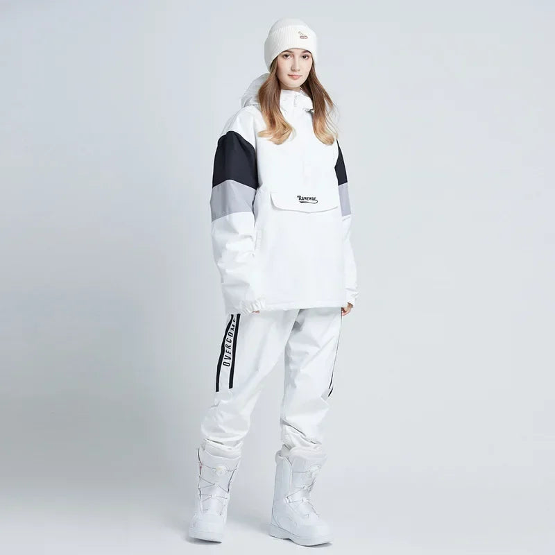 Robin – Unisex Skianzug (Jacke + Hose) – Weiß