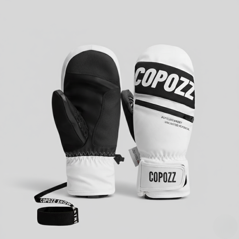 COPOZZ - Wasserdichte Winterhandschuhe - Weiß