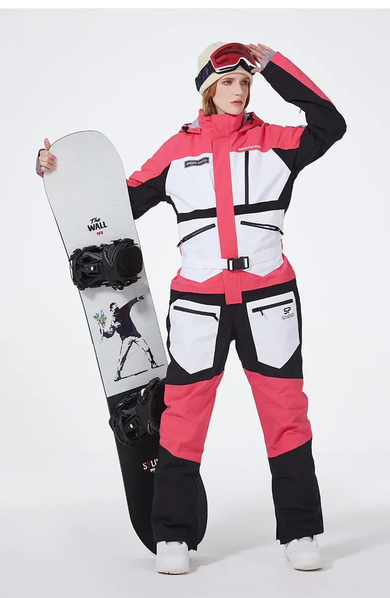 Claire – Skianzug Damen & Herren – Rosa