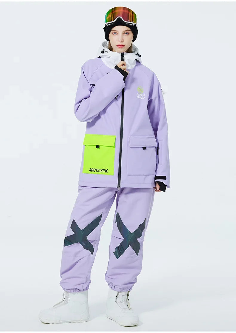 Valentine – Unisex Skioverall – Lila