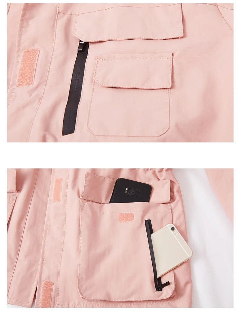 Isabelle – Damen Softshelljacke mit Kapuze – Rosa