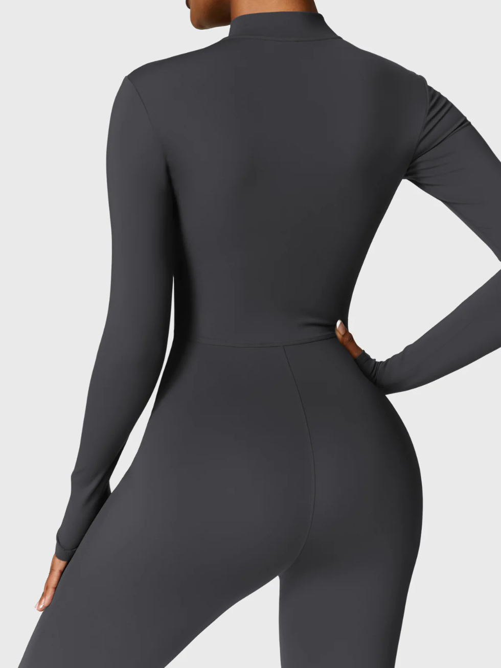 ZAYA - Nahtloser Sculpting Bodysuit - Dunkelgrau