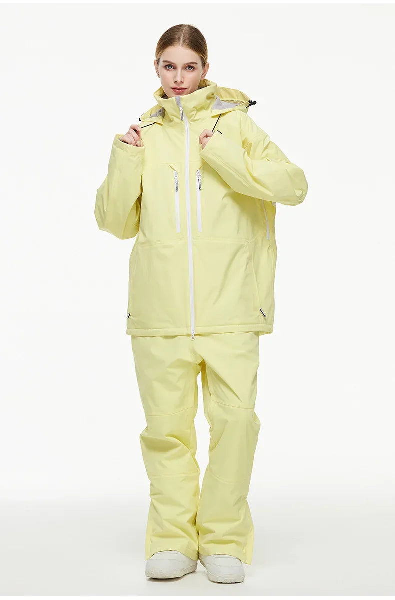 Elisa – Damen Skianzug (Jacke + Hose) – Gelb