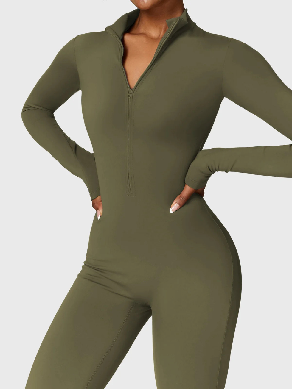 ZAYA - Nahtloser Sculpting Bodysuit - Grün