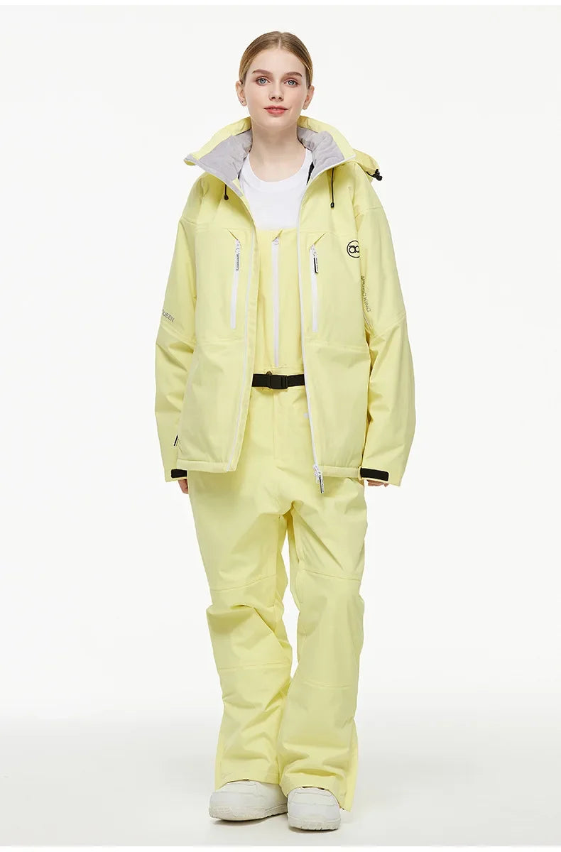 Elisa – Damen Skianzug (Jacke + Hose) – Gelb