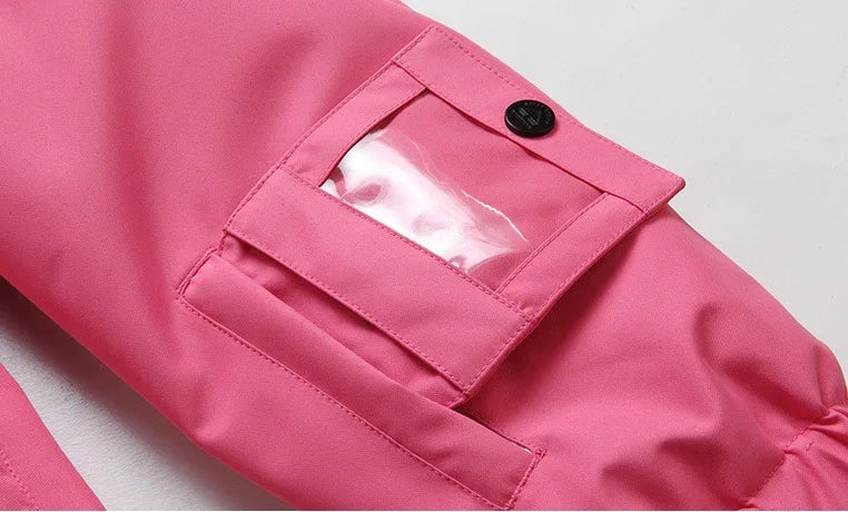 Robin – Unisex Skianzug (Jacke + Hose) – Rosa